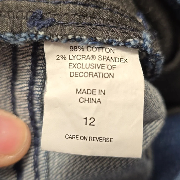 {New York & Co.} Soho Skinny Studded Jeans in Medium Wash - Size 12 - Picture 14 of 15